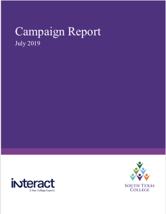 South Texas College Campaign Report CV2 July 2019